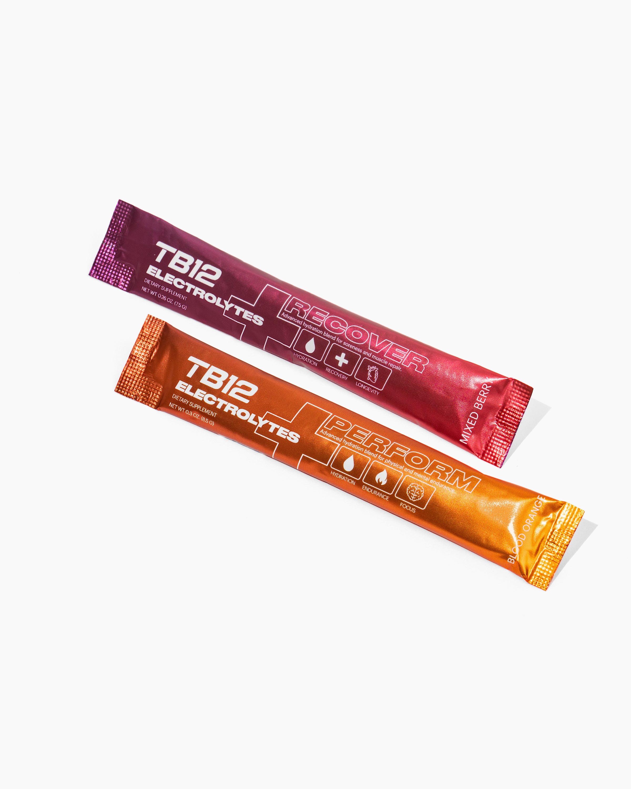TB12 Electrolytes+ Perform & Recover Set (15ct Powder)