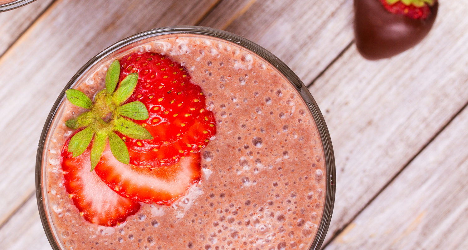 Recipe: Chocolate Covered Strawberry Smoothie