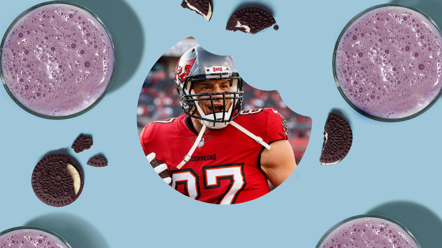 Gronk's "Cookie Gronkster" Smoothie