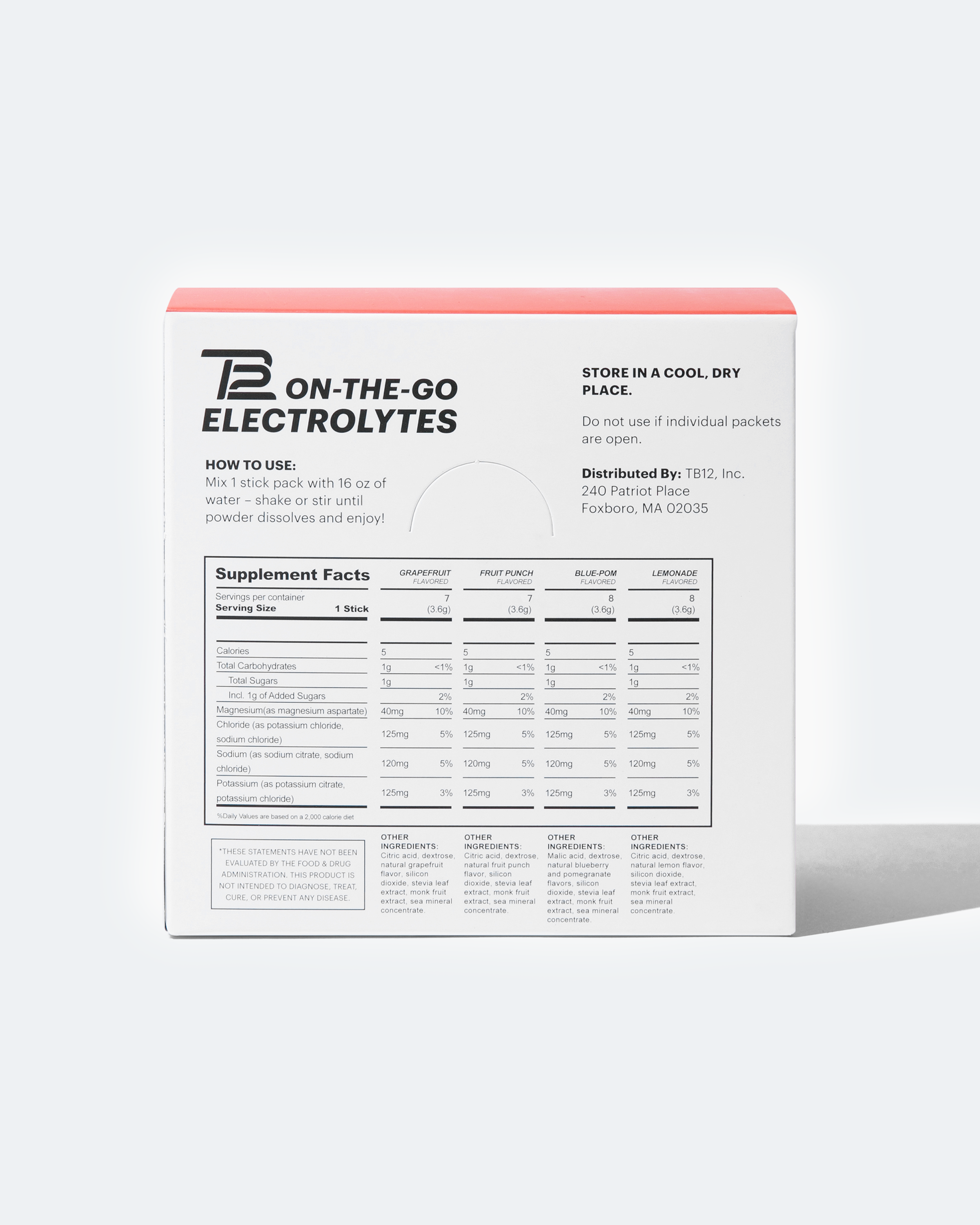TB12 Electrolytes Variety Pack