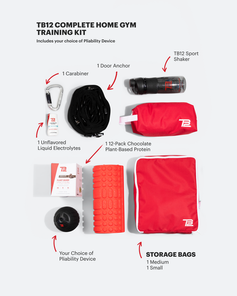 TB12 Sports Core + Upper Body Training Kit - Red, All Train