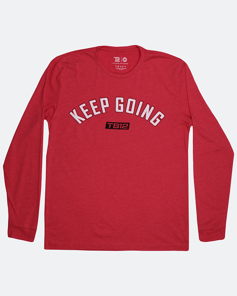 TB12 Keep Going Long sleeve shirt in Red