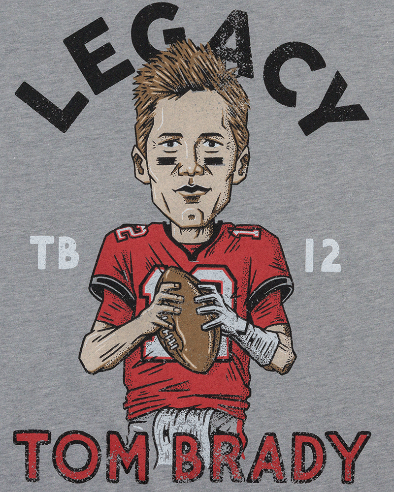 Legacy Tom Brady TB12 Hoodie in gray